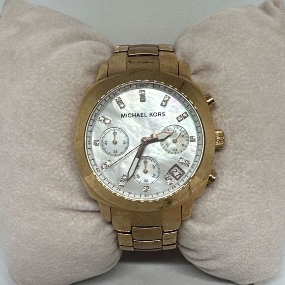Michael Kors MK5336 Womens Stainless Steel Analog Dial Quartz Wrist Watch HME391 main image 9